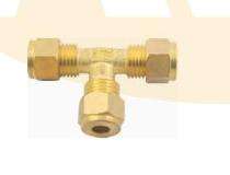 AVE Brass Equal Tees 1 inch_0