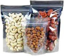 Yug Industries Both Side Transparent Plastic Stand Up Zipper 50 - 1000 gm Laminated Pouch_0