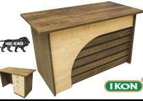 IKON Executive Office Tables Brown Wooden_0