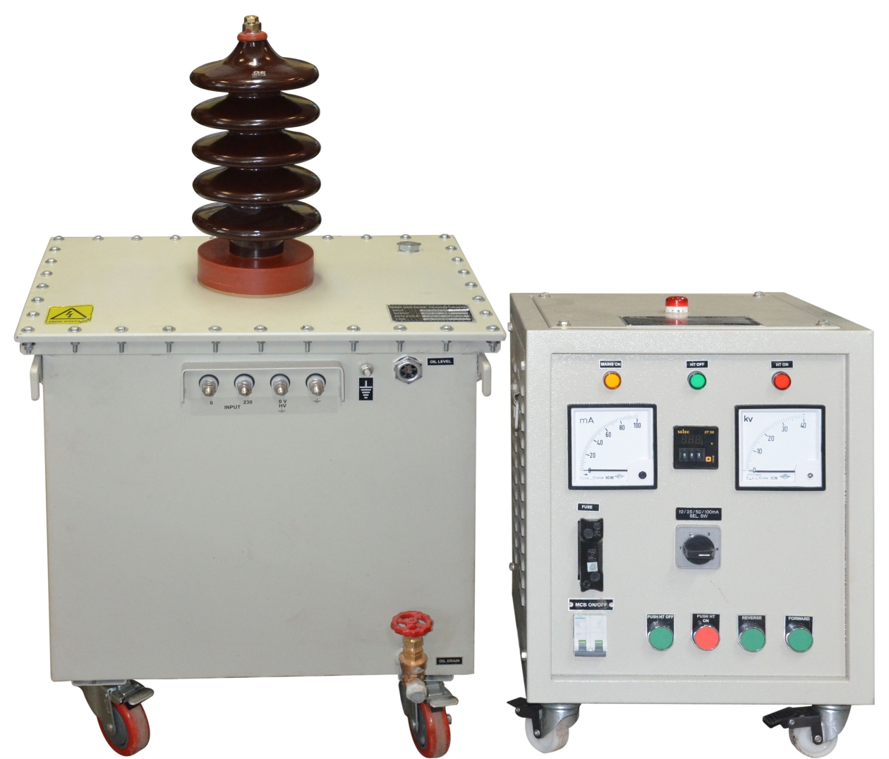 Motwane High Voltage Test Set HVT 50KV 50mA AC AC_2