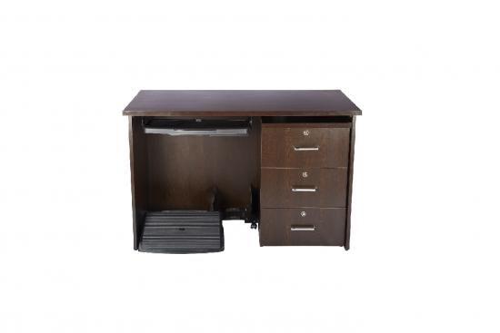 Computer Office Tables Dark Brown Wooden_0