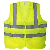 Nylon Safety Jackets XL Without Sleeves Green_0