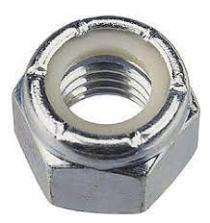 M10 - M16 Nylock Nut 4 - 10 DIN 934 Galvanized_0