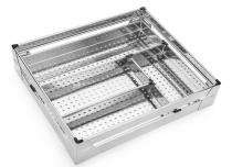 Steel-on Stainless Steel Rectangular Basket Kitchen Storage Organiser 04_0