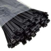 Slock Nylon 66 300 mm 4.8 mm Cable Ties Black_0