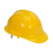 HDPE Yellow Air Ventilated Safety Helmets_0