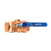 8 inch Manual Brass Ball Valves Threaded_0
