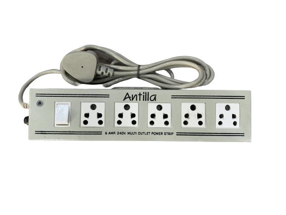 ANTILLA Ex-1+5 Power Strip 5 Socket Universal 2 Mtr. Extension Board_0