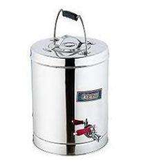 Stainless Steel As per Requirement Cylindrical Silver Storage Cans_0