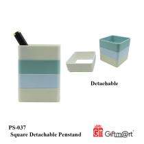 Resin Multicolor Square Detachable  Pen Stand_0