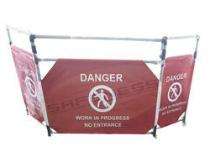 SoleSafe Elevator PVC PVC Barricades 25mm Diameter_0