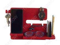 TRAWOW Desk Organizer 26*20.5*2.25 CM RED_0