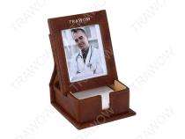 TRAWOW Desk Organizer 10*11.6*5 CM BROWN_0