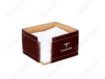 TRAWOW Desk Organizer 12*10.5*7 CM BROWN_0