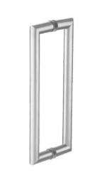 Bricon England Stainless Steel D Shape Door Handles Matt_0