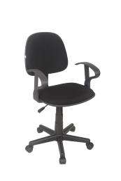 Nilkamal Revolving Black 550 x 955 x 515 mm Fabric Office Chairs_0