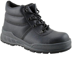 Hillson Leather Steel Toe Safety Shoes Black_0
