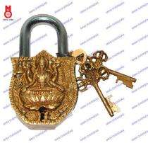 Brass Padlock Type Door Locks MB-3077B_0