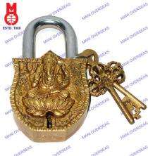 Brass Padlock Type Door Locks MB-3077A_0