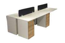 OSM Workstation Office Tables White Pre Laminated Particle Wood_0