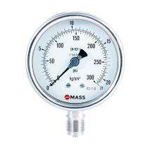 MASS Pressure Gauge 0 - 1000 bar 1/2 inch NPT_0