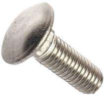 M10 Mild Steel Round Head Bolts 4.6 45 mm_0