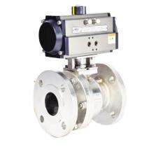 AIRA Pneumatic Rotary Actuator SS Ball Valves 0.25 - 12 inch Flange Upto 70 kg/cm2 Vgd_0