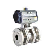 AIRA Pneumatic Rotary Actuator SS Ball Valves 0.5 - 4 inch Flange, Screw Upto 70 kg/cm2 BMS_0