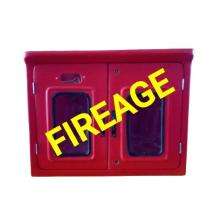 FIREAGE FRP Double Door Fire Hose Cabinet 750 x 600 x 250 mm 15 m_0