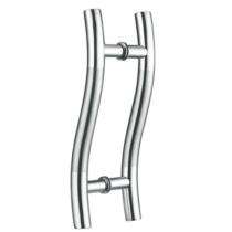 GLASSICS Stainless Steel Rectangular Door Handles Satin GDH02_0