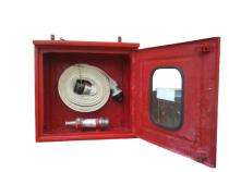 FIREAGE Mild Steel Single Door Fire Hose Cabinet 675 x 425 x 250 mm 15 m_0