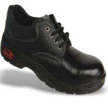 Hi-Safe HS-01 Grain Leather Steel, Composite Toe Safety Shoes Black_0