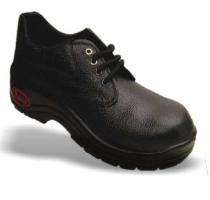 Hi-Safe HS-02 Grain Leather Steel, Composite Toe Safety Shoes Black_0