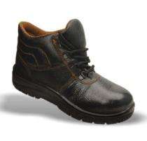Hi-Safe FIGHTER Grain Leather Steel, Composite Toe Safety Shoes Black_0