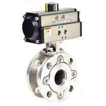 AIRA Pneumatic Rotary Actuator SS Ball Valves 1 - 4 inch Wafer Type Upto 70 kg/cm2 Wtb_0