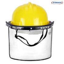 Windsor HDPE Yellow Face Shield Safety Helmets PII-702-Nape Spring_0