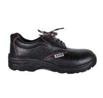 AXIS AX 1101 Leather Steel Toe 200 J Safety Shoes Black_0