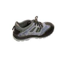 AXIS AX 1110 Leather Steel Toe 200 J Safety Shoes Black and Grey_0