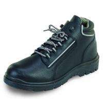 Allen Cooper SH1102A9 Real Leather Steel Toe Safety Shoes Black_0