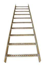 Galvanized Iron Laying Ladder Cable Trays Upto 150 mm Upto 1000 mm Upto 3 mm_0