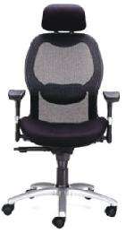 Jalaram Revolving Black 760 x 760 x 1320 mm Mesh Office Chairs_0