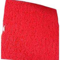 Floor Mats Anti-Slip PVC (3 x 3) ft x 10 mm Red_0