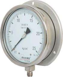 MICRO PRE TEMP Pressure Gauge Upto 1400 kg/cm2 1/4 inch BSP_0