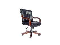 HARMANN Revolving Black 985 x 635 x 605 mm Wooden Office Chairs_0