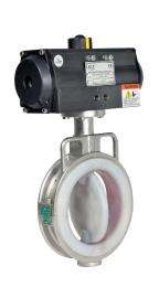 AIRA 2 - 12 inch Pneumatic CF8 Butterfly Valve FEP_0