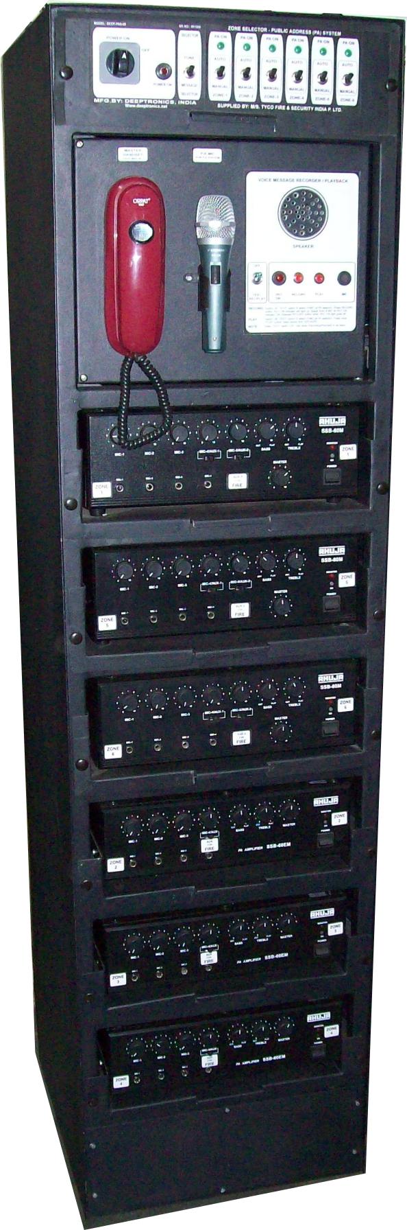 DEEPTRONICS Multi PA System Fire Alarm Control Panel DEEP-MLT-PA1_0