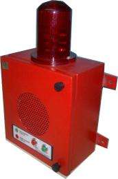 DEEPTRONICS 24V DC Sounder Strobe 116 dB Red_0