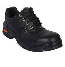 TIGER Real Leather Steel Toe Safety Shoes Black_0