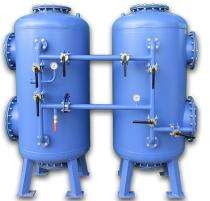 Ion Exchange Industrial Vertical 5000 LPH RO Water Softener_0