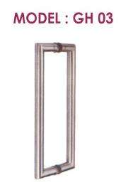 RLX Stainless Steel (22 x 300 mm) D Shape Door Handles Satin Stainless Steel GH03_0